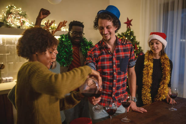 istock New Year's party at home 1762696042