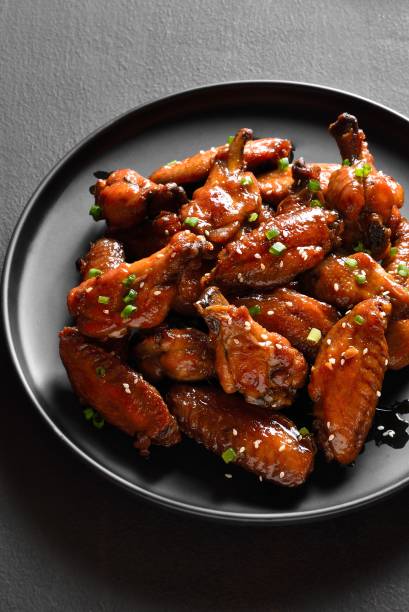 istock Sweet and spicy chicken wings 1762791368