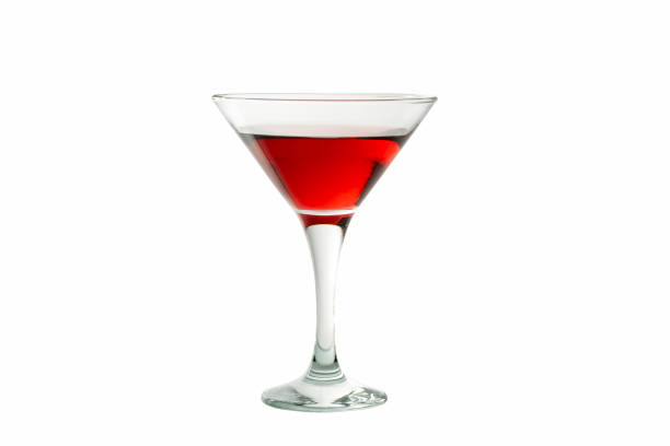 istock Red Lime Cocktail, Classic Cosmopolitan isolated on white. 1762844244