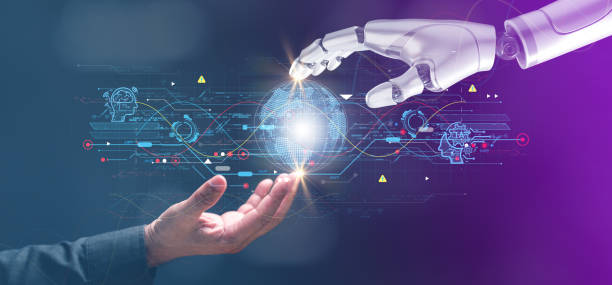 istock Ai chat GPT is bot to smart and Hitech to communicate with human. Ai connection to global cyber network to chat gpt concept. new technology in future can support all businesses to online in cyberspace 1762856977
