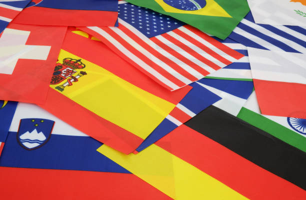 istock Flags of many countries as background. 1762872511