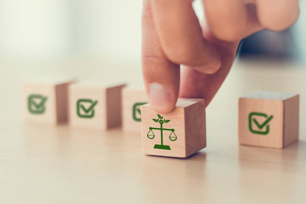 istock Environmental regulations, international environmental law concept. Climate or environmental justice. International law for environmental protection, sustainable business corporate and industry. 1762873070