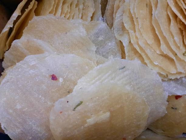istock Opak, traditional chips from Indonesia 1762875769