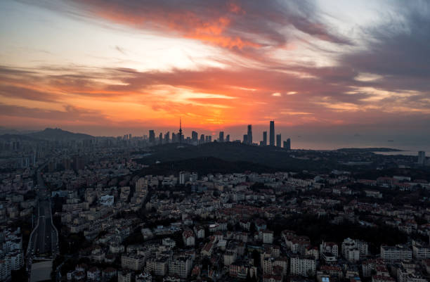 istock QingDao city sunset 1762876338