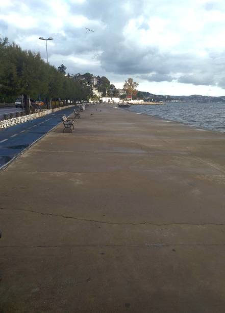 istock Wide area to sit and admire the waterfront view. 1762877937