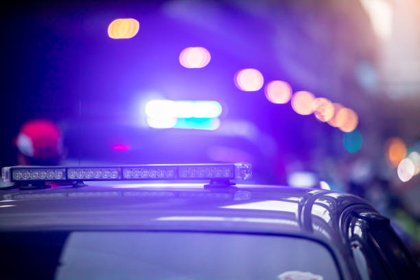 istock Siren lights on the back of emergency vehicles. 1762948708