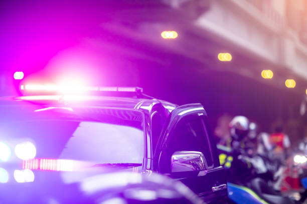 istock Siren lights on the back of emergency vehicles. 1762948712