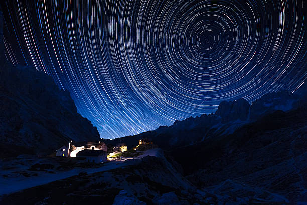 istock Starry Night on the Dolomites mountain 176297327