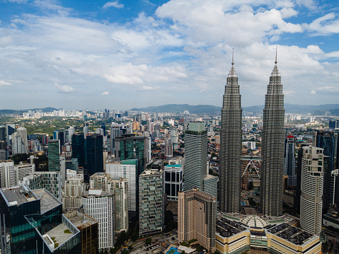 Kuala Lumpur skyline and downtown