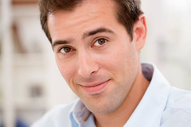 istock Interior portrait of looking happy male 176307191