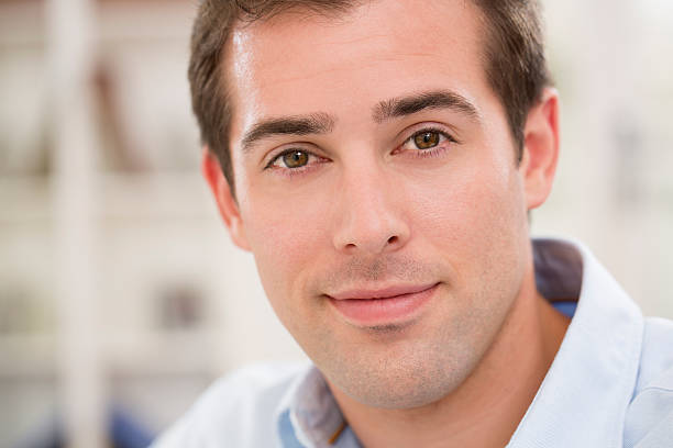 istock Interior portrait of looking happy male 176307228