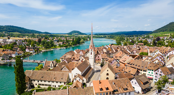 The town of Stein am Rhein, Switzerland