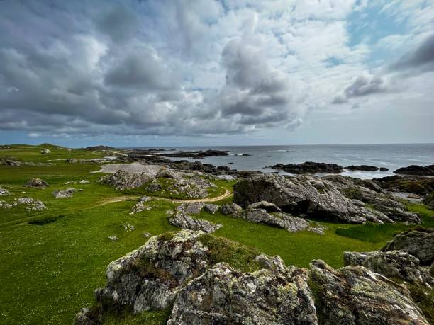 istock Isle of Tiree, rock formations 1763195108