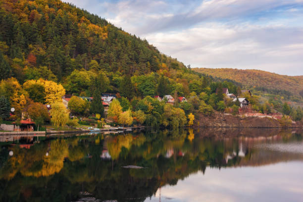 istock mountainous countryside landscape at sunset 1763268341
