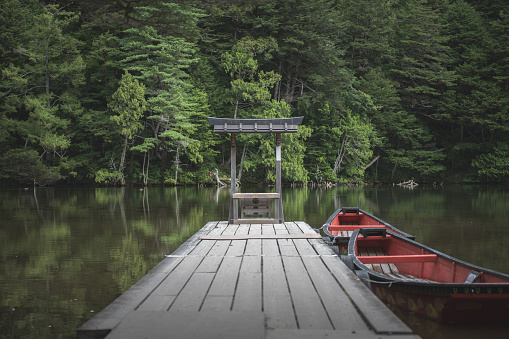 Myojin Pond in Kamikochi, Matsumoto,Nagano,Japan