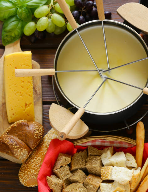 istock cheese fondue with fresh bread and fruit 1763320875