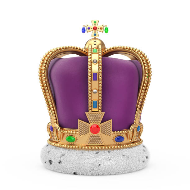 istock The Royal Coronation Golden Crown with Diamonds. 3d Rendering 1763324696