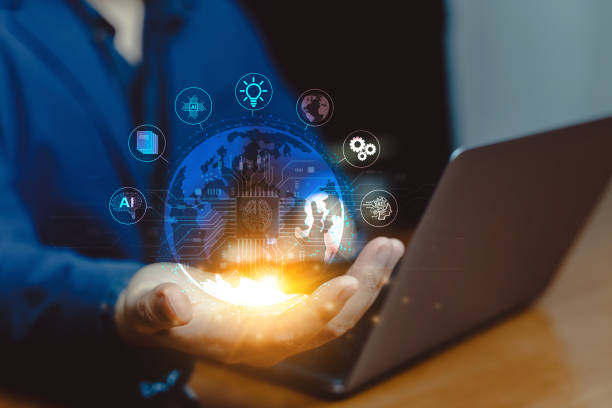 istock AI business assistance and business global connection. Technology network. 1763326426