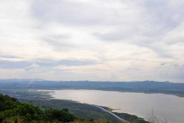 istock Reservoir in the rainy season 1763333687