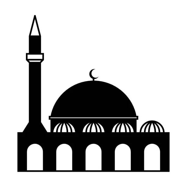 Vector illustration of Mosque Icon