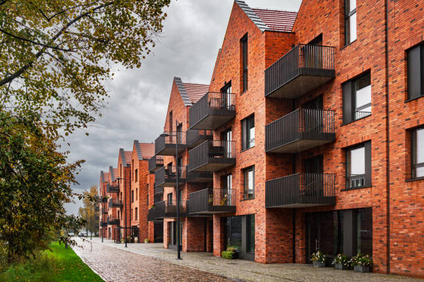 istock New houses construction. Residential house development 1763349141