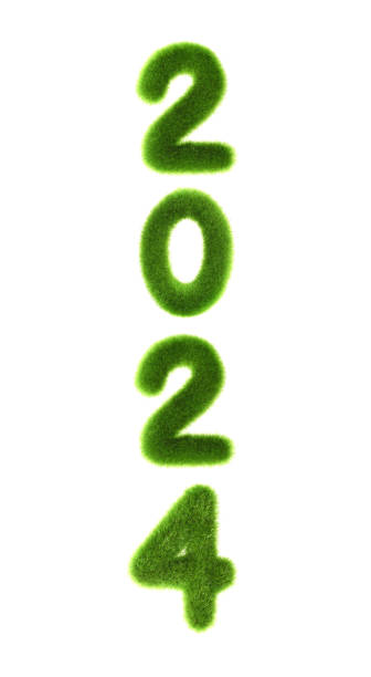 istock 2024 new year grassed concept isolated on white background 1763353616