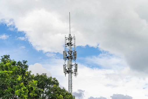 5G Telecommunications Base Station Tower