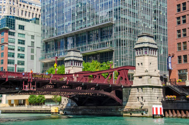 Mosty przy LaSalle Street, Chicago, Illinois – zdjęcie