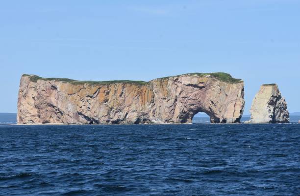 istock The Rocher Perce, into the sea, in Gaspesie 1763450077
