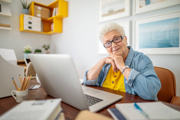 istock Senior woman at home 1763478159