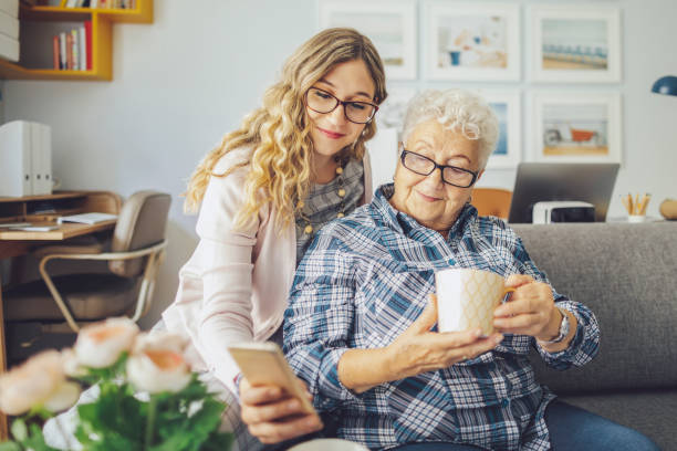 istock Grandmother spending time with her granddaughter 1763480464