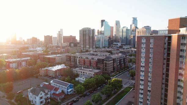 istock Sunset in Minneapolis, Minnesota 1763486123