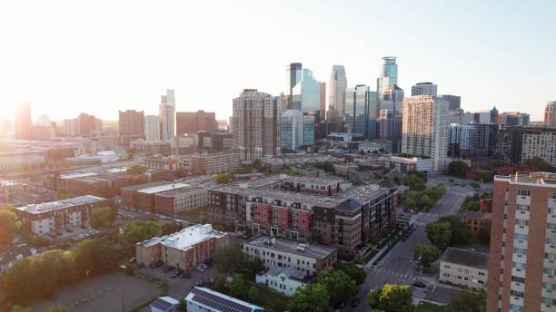 istock Sunset in Minneapolis, Minnesota 1763486127