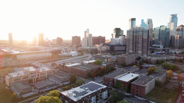 istock Sunset in Minneapolis, Minnesota 1763486128