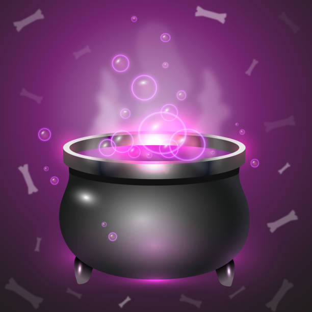 istock halloween, vat of magic potion 1763523638