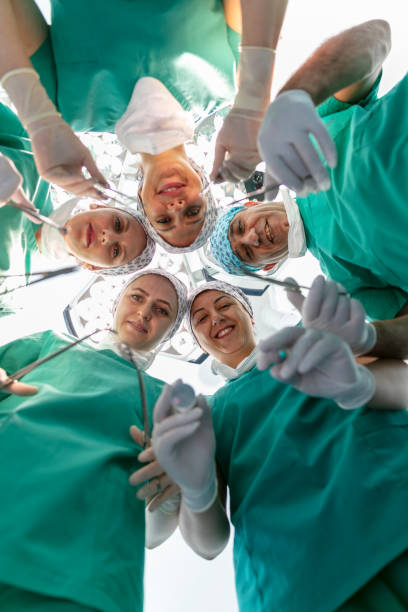 istock Team of nurses and surgeons in surgery. 1763524185