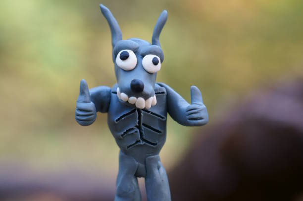 istock A figure of a funny werewolf. 1763531869