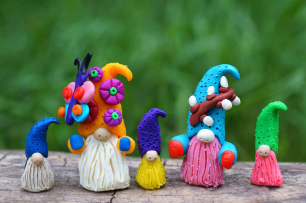istock Figurines of fairy-tale dwarfs. 1763533130