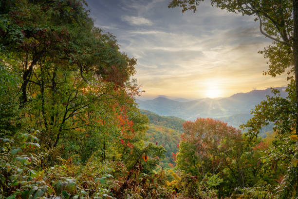 Sunrise over Smoky Mountains