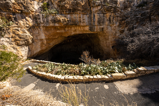 Over The Edge And Into Carlsbad Caverns at the Natural Entrance