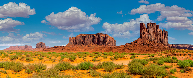 Afternoon clouds at the Lighthouse Palo Duro Canyon Texas