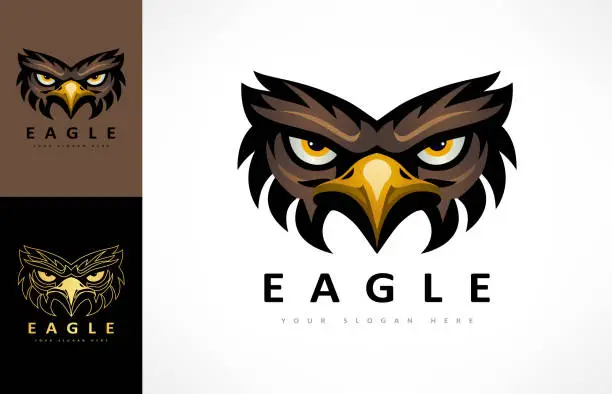 Vector illustration of Eagle head bird vector. Animal design.