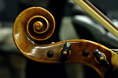 Violin scroll