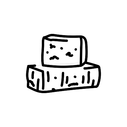 Limburger cheese sign olor line icon. Pictogram for web page.