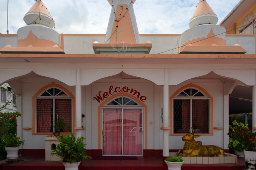 Georgetown, Guyana: Guyana Sanatan Dharma Ashram (spiritual hermitage), Hindu temple founded 1934, Lamaha Street, North Cummingsburg.