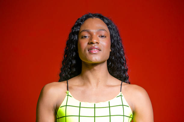 istock trans girl looks haughtily at the camera 1763734131