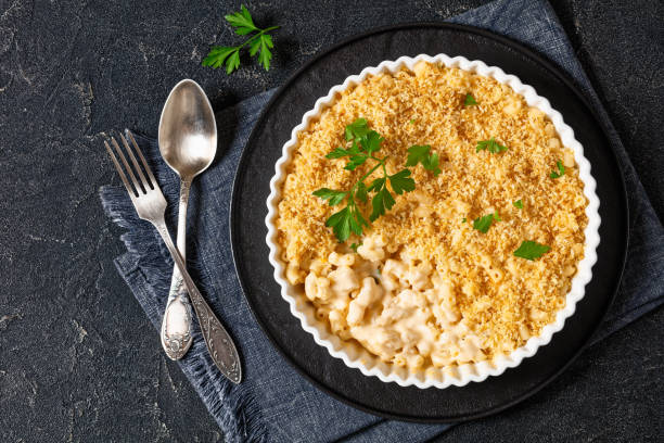 istock baked mac and cheese topped with panko 1763784775