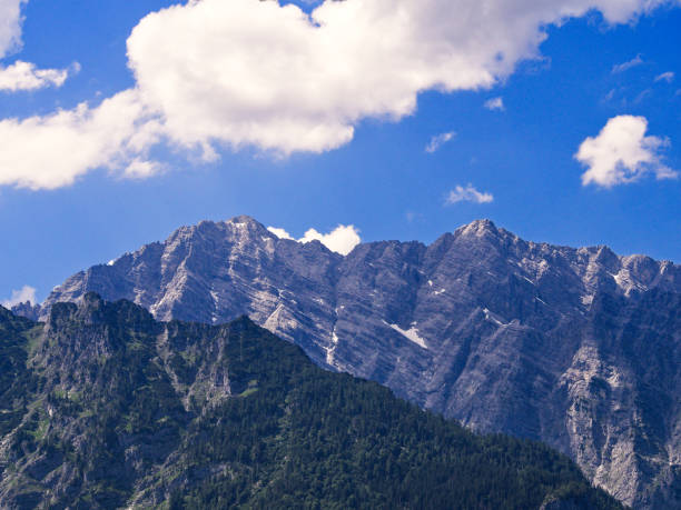 Free Stock Photo of Majestic Mountain Range Under Clear Blue Sky ...