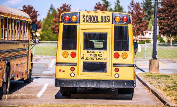 istock School bus on the parking in Vancouver 1763894712