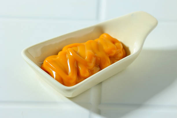 Mustard on Mini Spoon Bowl